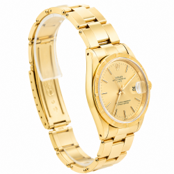 Rolex 18K Yellow Gold Date 34MM 1501 Watch